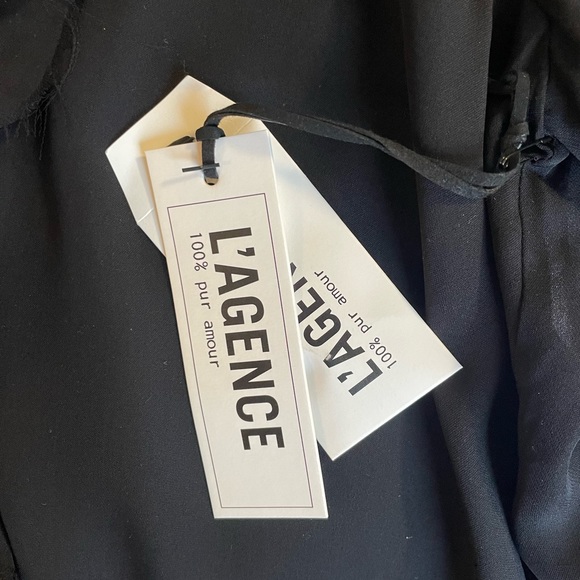 L’Agence Silk Ruffle Blouse - Picture 4 of 5